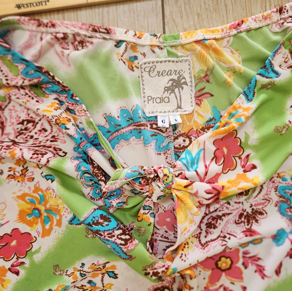 Praia printe casual cover up knot pants - Picture 11 of 12